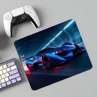 Neon Nightspeed Super Car Mouse Pad