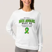 Multiple Chemical Sensitivity MCS Awareness  T-Shirt