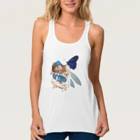 ME/CFS Chronic Fatigue Little Girl Angel Fairy Tank Top