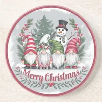 Christmas Gnomes Coaster