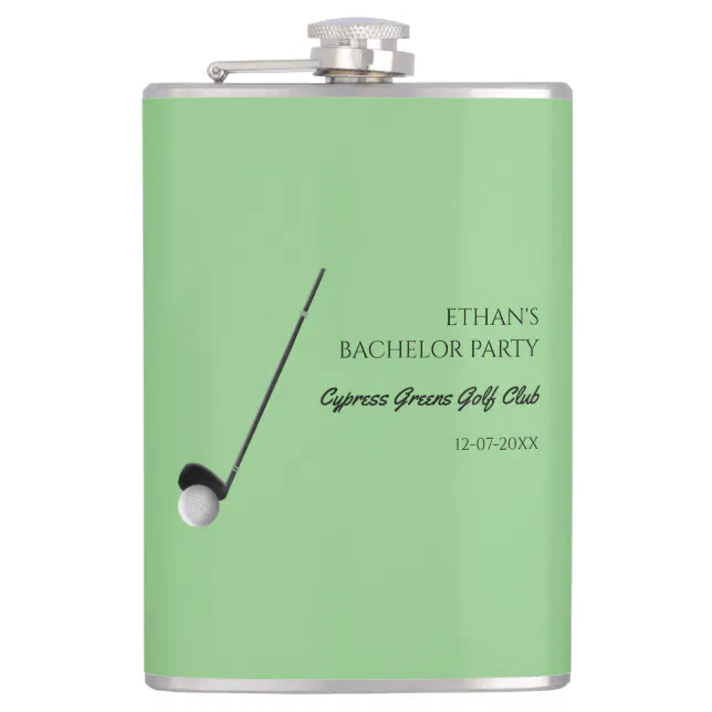 Golf Bachelor Party - Golfing trip Classic Stylish Flask