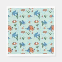 Cute Cartoon Fish Napkins