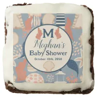 Baby on Board Nautical Baby Boy Shower  Brownie