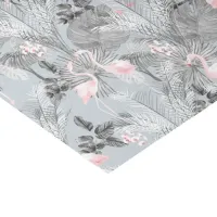 Flamingo Orchid Tropical Pattern Gray ID868 Tissue Paper