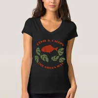 Aquaponics Fish & Chips the Green Way T-Shirt