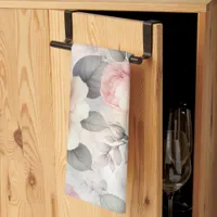 Elegant Rose Blossoms Kitchen Towel