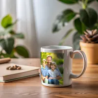 Cherished Dad Moments : Custom Photo Coffee Mug