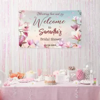 Blossoming Romance - Bridal Shower Welcome Banner