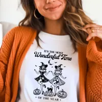 Most Wonderful Time of the Year Vintage Witch T-Shirt