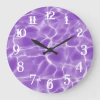 Splash Numbers Swimming Pool Clock Face