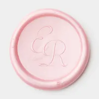 Elegant Monogram Calligraphy Script Wedding Wax Seal Sticker