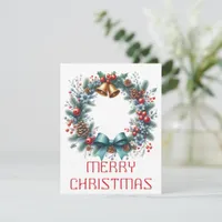 Wreath Christmas Card