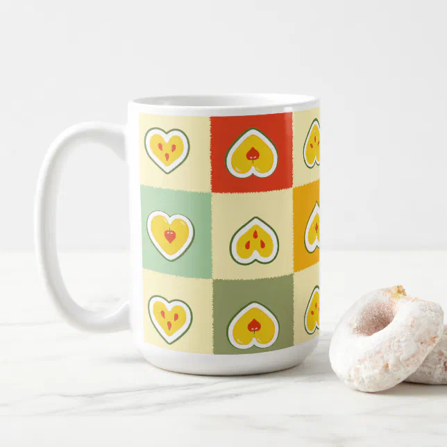 Hearts Apples Coffee Mug