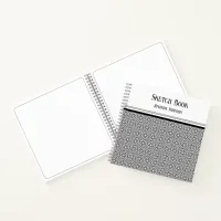 Monochrome Minimalistic Square Notebook
