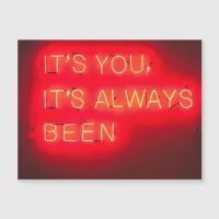 It's Always Been You | Romantic Neon Photo