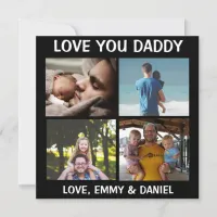 Personalized Happy Father's Day Love You Photo