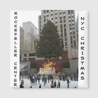 NYC Rockefeller Center Ice Skating Rink Magnet