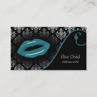 aqua Makeup artist Business Cards