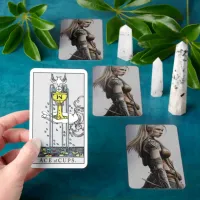 Scandinavian Female Warrior Fantasy Art Tarot