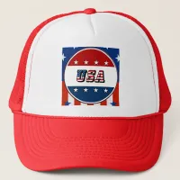 USA - American Flag Stars in Circle #2 Trucker Hat