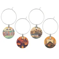 World Cities Wine Charm