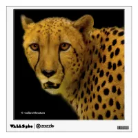 Trading Glances with a Magnificent Cheetah Wall Sticker