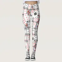 Playing Cards Poker Euchre Leggings