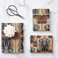 Majestic African Elephant  Wrapping Paper Sheets