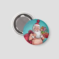 Funny Dirty Santa Christmas Collection Magnet