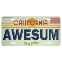 Awesome License License Plate