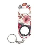 Cherry Blossom Keychain Bottle Opener