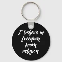 Freedom from Religion, Atheist Keychain