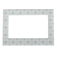 Seamless Seashell Pattern Magnetic Frame