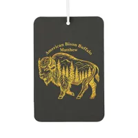 Bison in a Forest Illustration Air Freshener