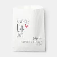 A Whole Lotto Love Wedding Lottery Ticket Party Favor Bag