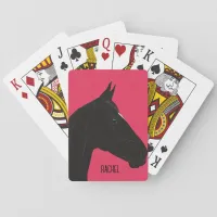 Black Horse Poker Cards