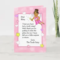 Personalized Tooth Fairy Card