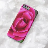 Vibrant Fuchsia Pink Rose Blossom Makro Barely There iPhone 6 Case