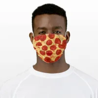 Cheese & Pepperoni Pizza Slice Fast Food Munchie Adult Cloth Face Mask