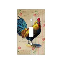 Vintage Rooster Light Switch Cover