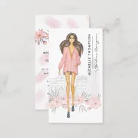 Girly New York Fashion Designer Business Card