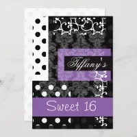 Sweet Sixteen party Invitation