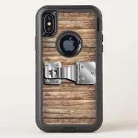 Rustic Vintage Super Cool Funky Design OtterBox Defender iPhone XS Case