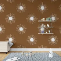 Rustic Bohemian Boho Sun Wallpaper