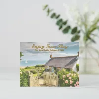 Vacation Let Holiday Home Rental Cottage Photo Postcard