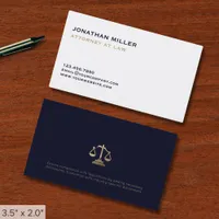 Minimal Simple Lawyer Business Card