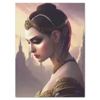 Persian Empress Queen Middle East Fantasy Art Tissue Paper