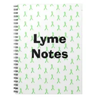 Lyme Notes Lyme Disease Awareness Ribbons Notebook