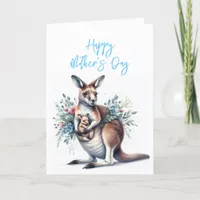 Mother's Day Kangaroo Greeting Card