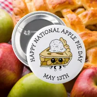 National Apple Pie Day May 13th  Button